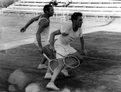 Владимир Кизеветер и Гиви Кокая, личне первенство ВЦСПС, 1951 год.